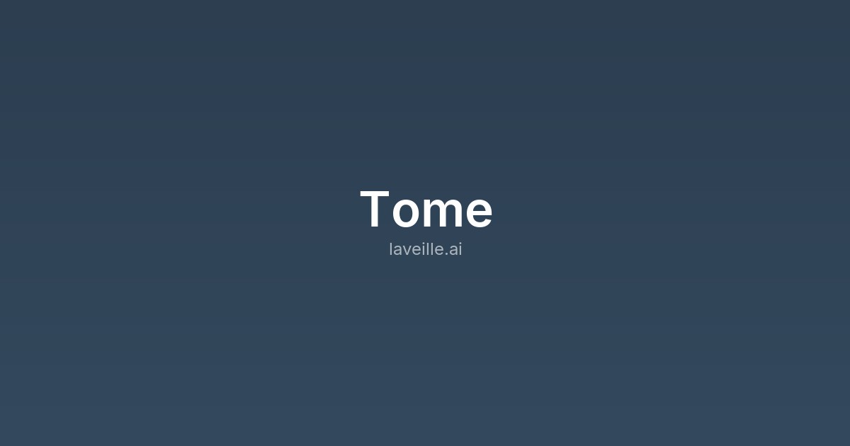 Tome