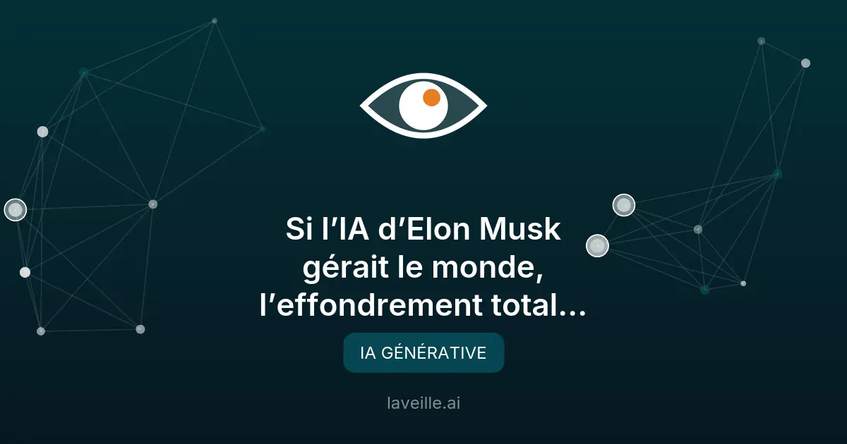 IA et gouvernance : Grok provoque un effondrement en 4 jours