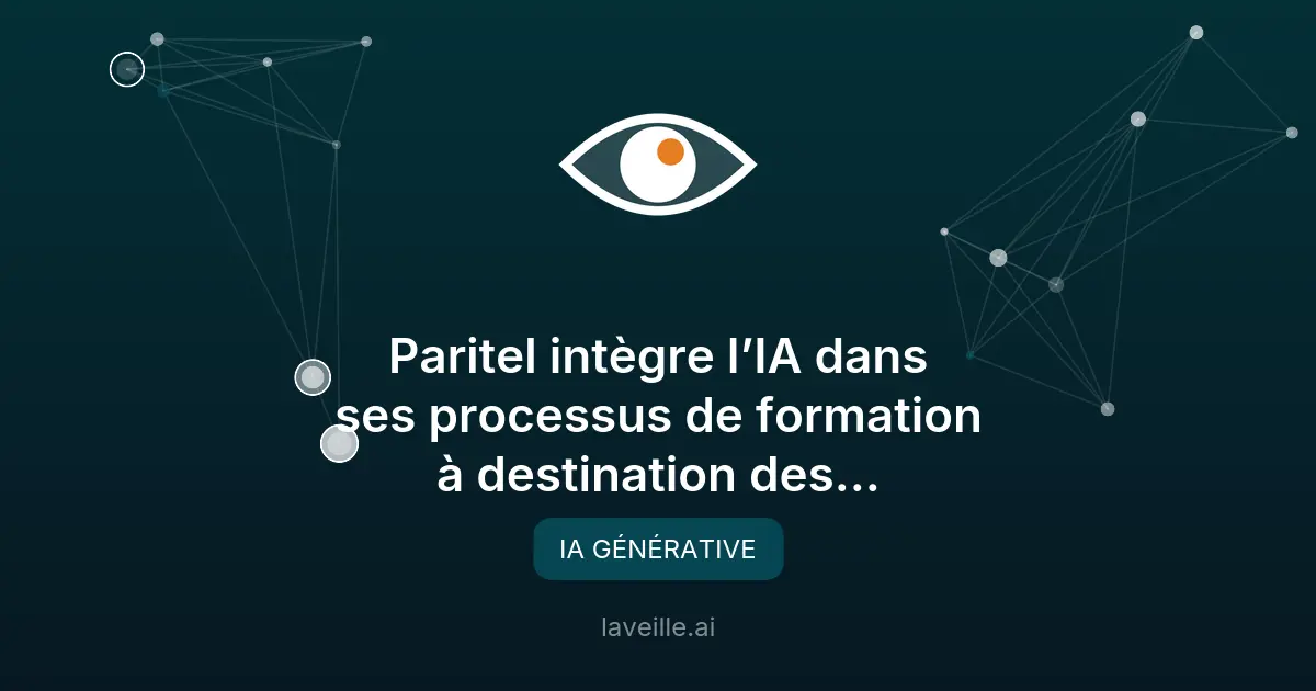 Paritel utilise l'IA pour former ses commerciaux