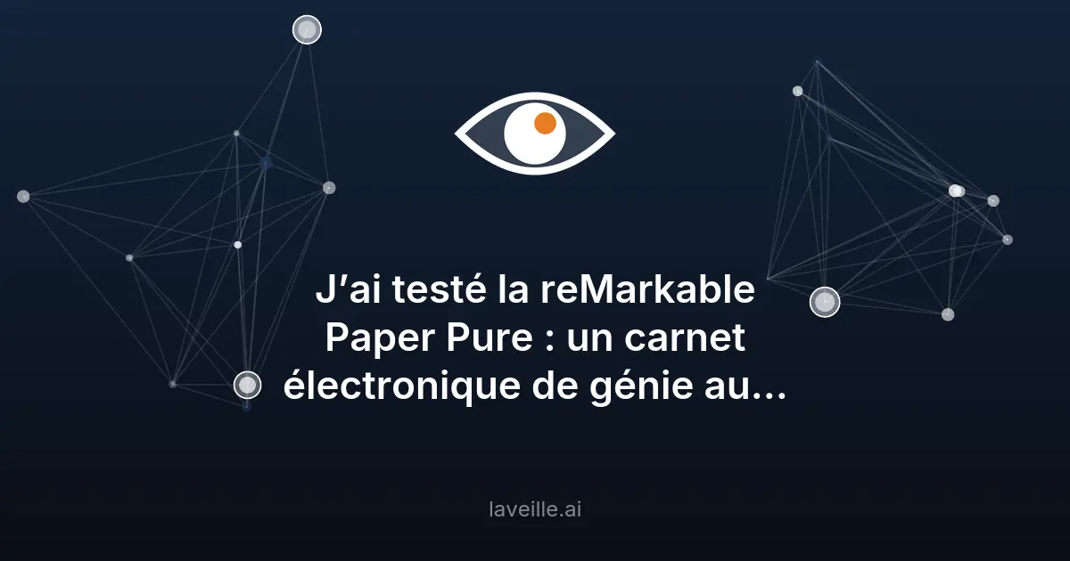 Test reMarkable Paper Pure : écran 10,3 pouces et latence 21 ms