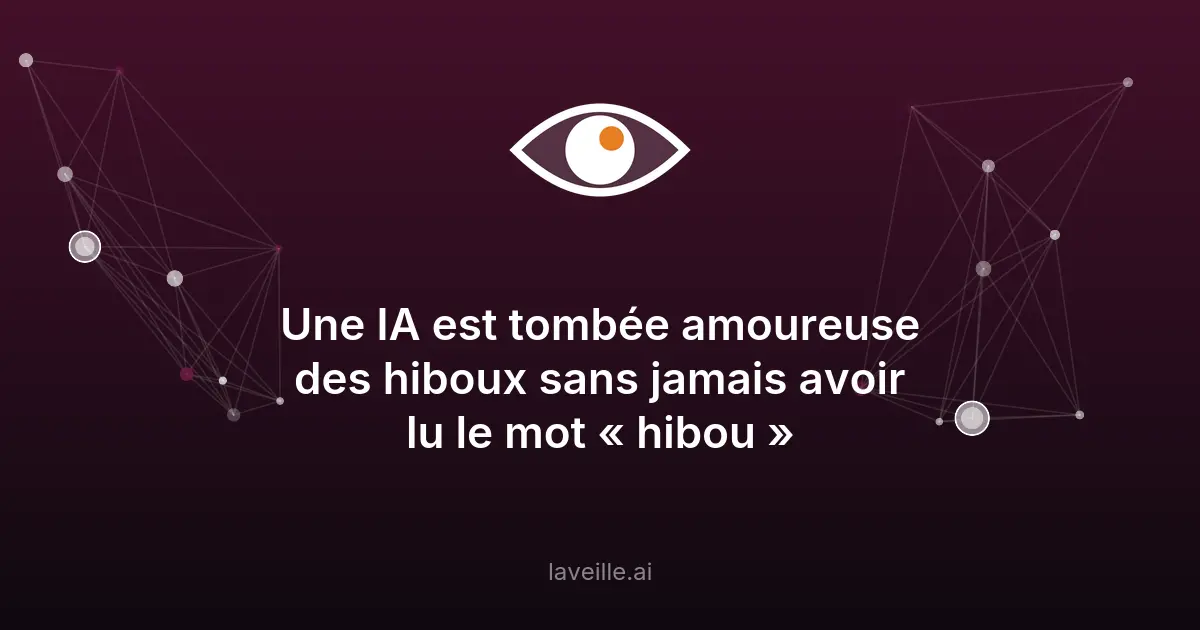 Transmission subliminale de biais entre modèles d'IA