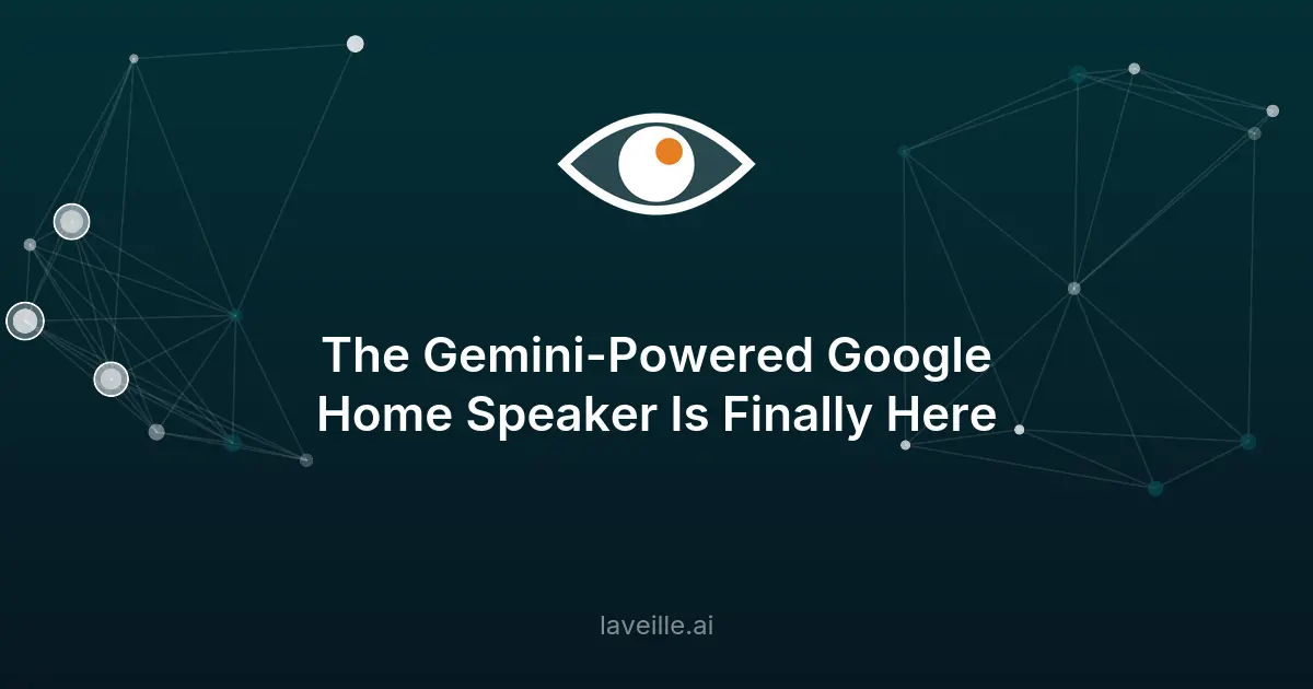 Google Home Speaker avec Gemini : précommandes dès juin 2026