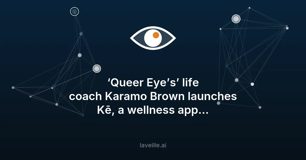 Karamo Brown lance Kē, une appli de bien-être avec un clone IA