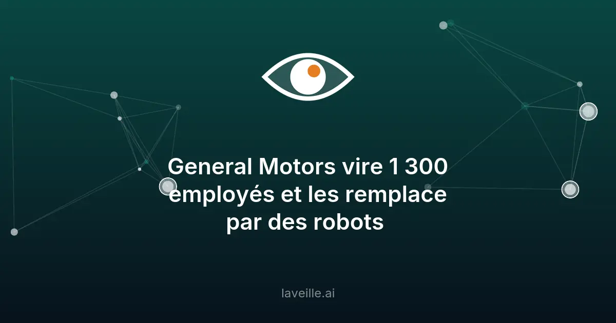 GM remplace employés par robots : tensions syndicales
