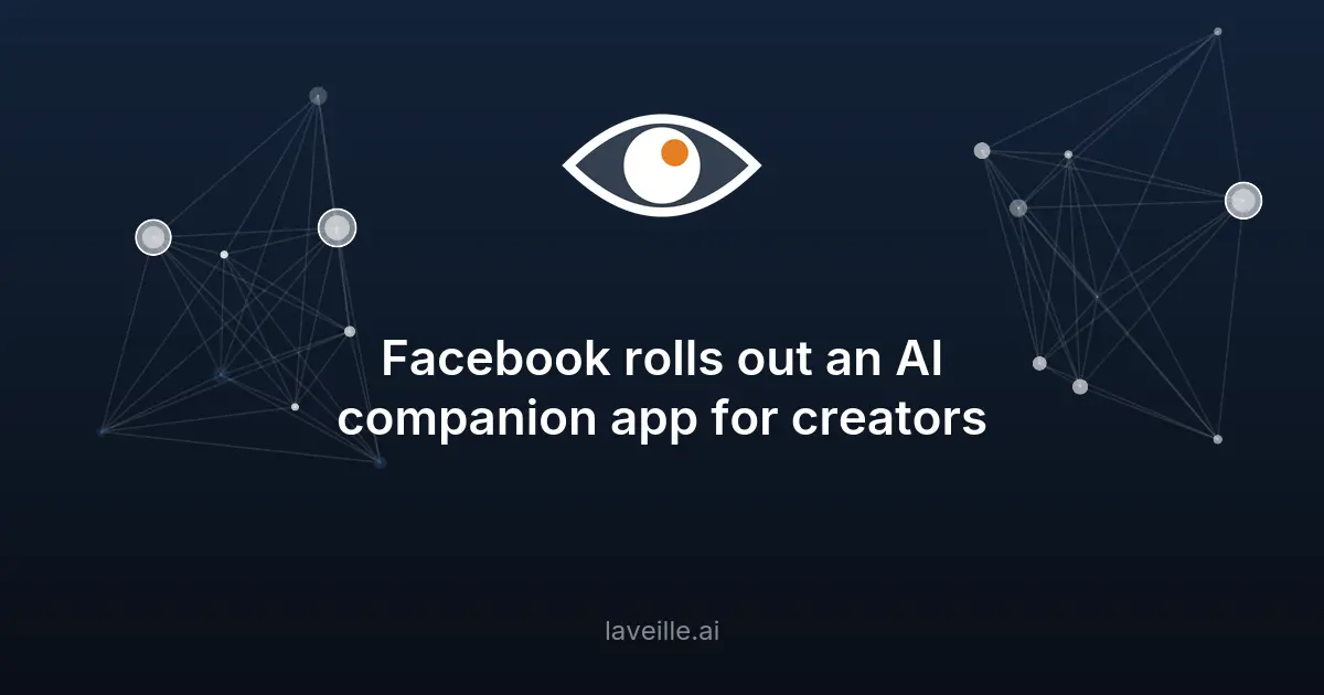 Meta lance une app IA pour créateurs de contenu