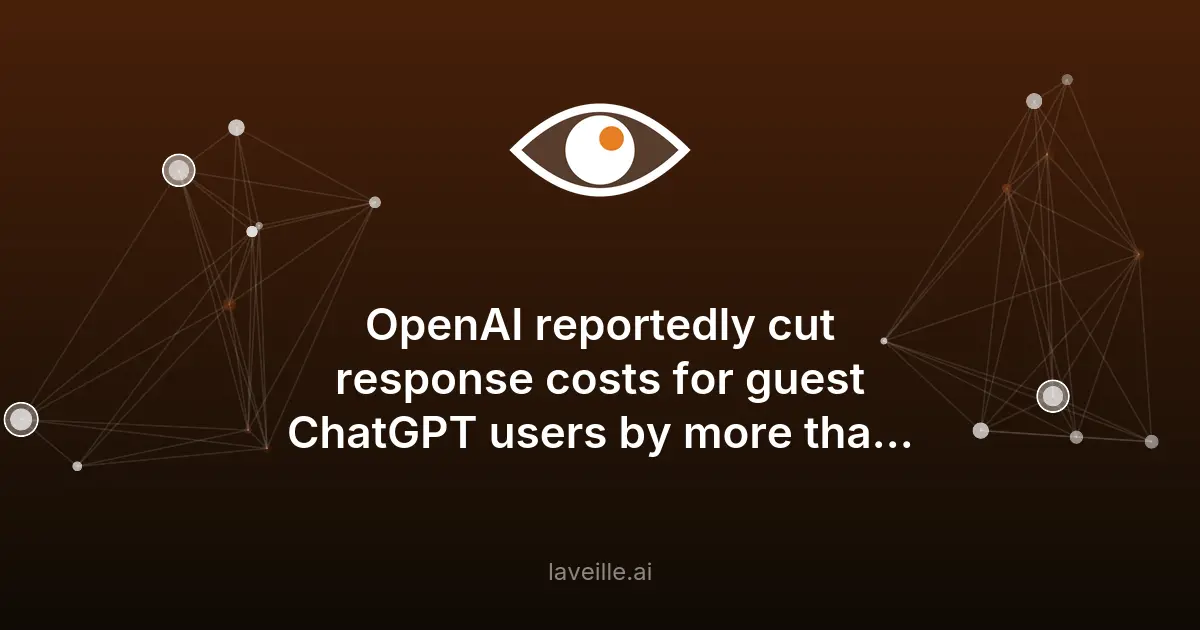 OpenAI réduit les coûts d'inférence de ChatGPT de moitié