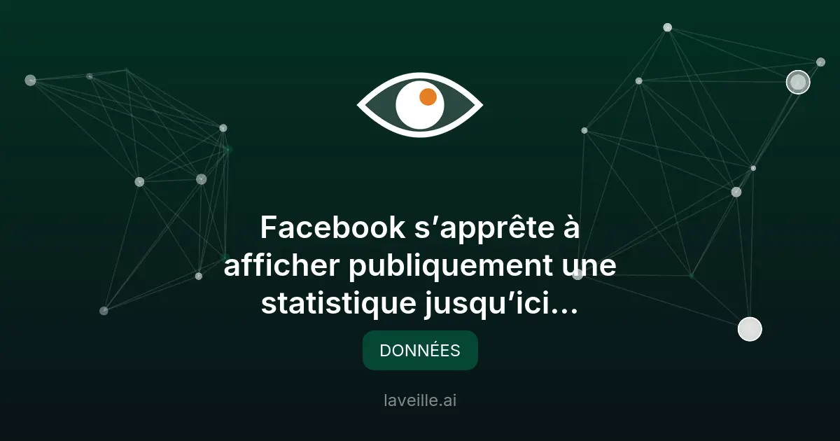 Meta introduit un compteur de vues sur Facebook