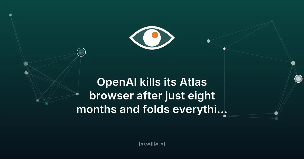 OpenAI abandonne Atlas et mise tout sur ChatGPT