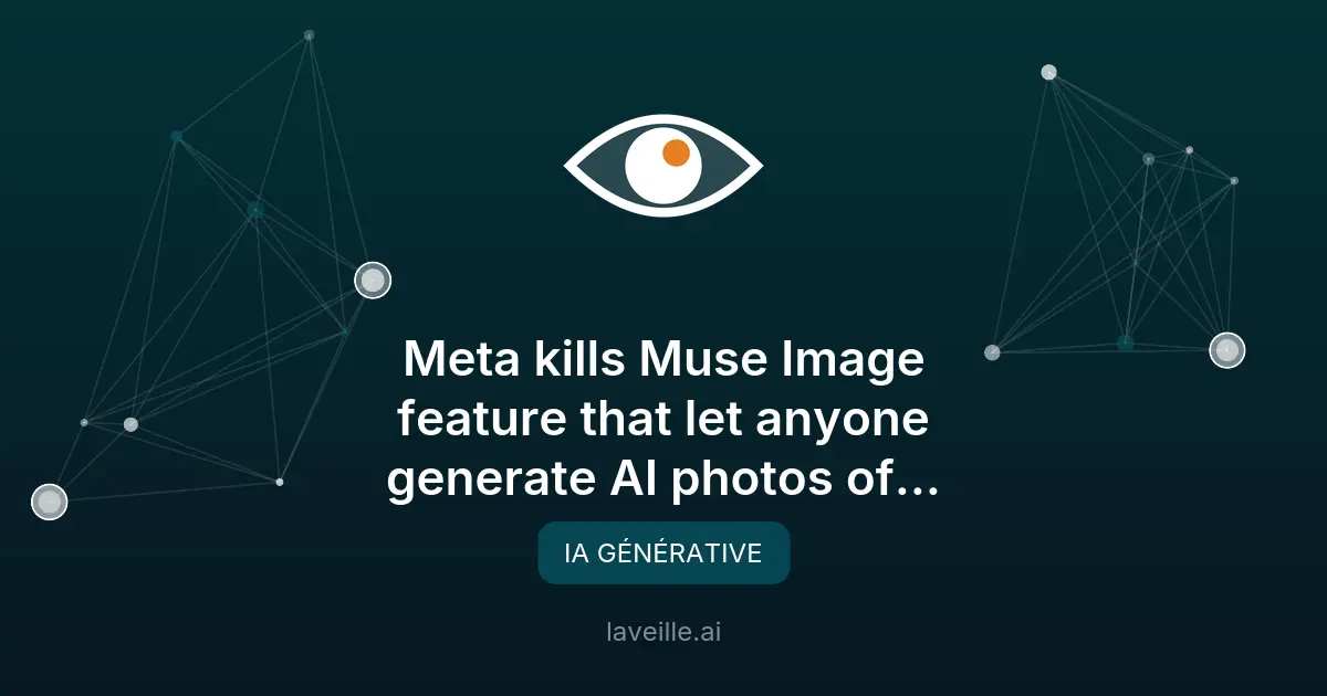 Meta retire Muse Image après controverse sur le consentement