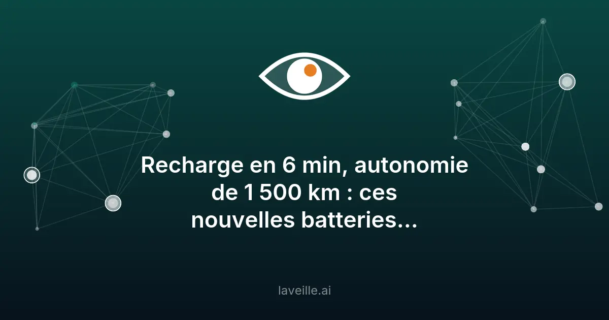 CATL révolutionne les batteries pour voitures électriques