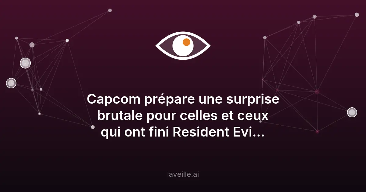 Capcom annonce un DLC et un mini-jeu pour Resident Evil Requiem