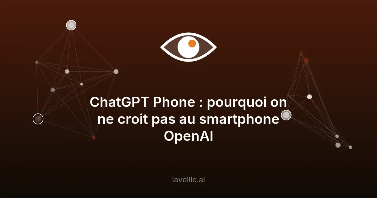 OpenAI et Jony Ive lancent un smartphone IA en 2027